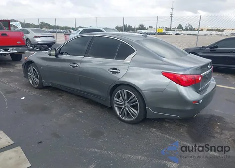 2015 Infiniti Q50 Sport z USA, uszkodzony, nr VIN JN1BV7AP7FM338952